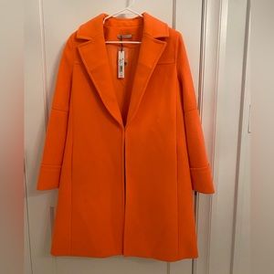 NWT ALICE + OLIVIA COAT LOUISANA SEAMED